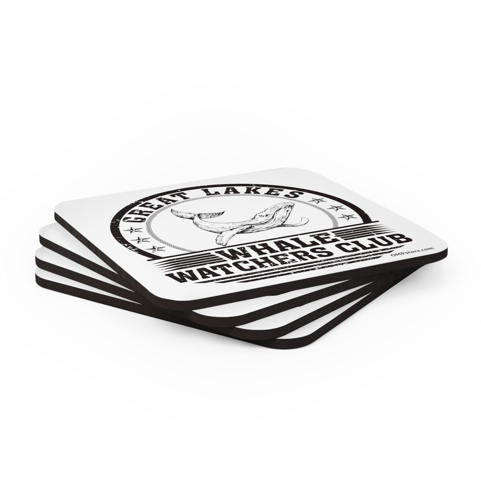 Great Lakes Whale Watchers - Corkwood Coaster Set