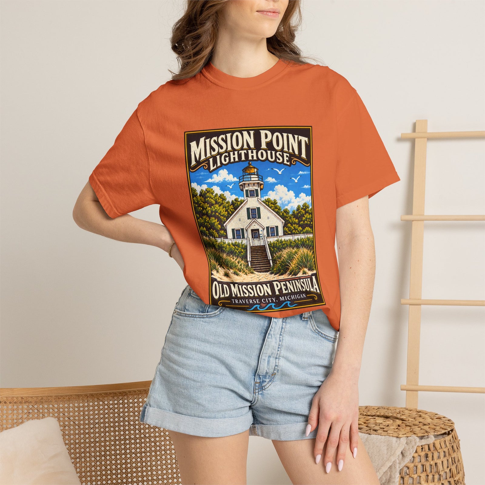 Mission Point Lighthouse Tee
