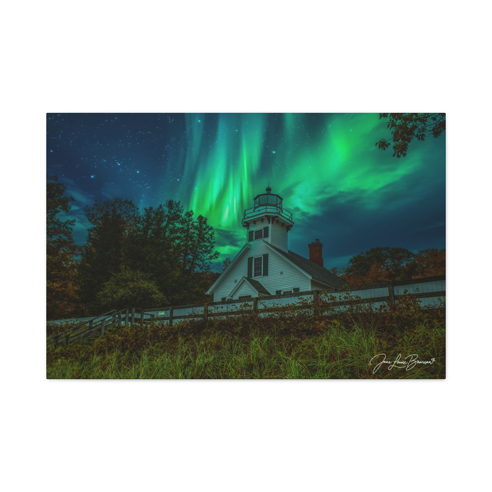 Mission Point Lighthouse - Northern Lights 1