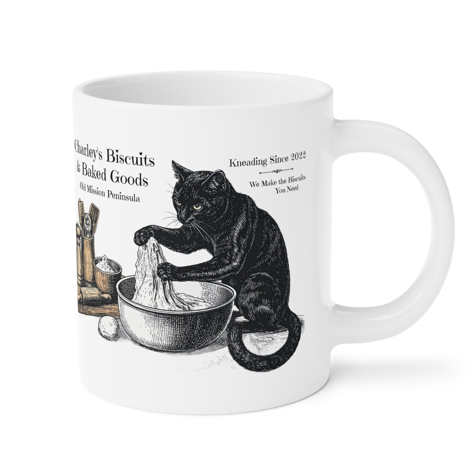 Charley's Biscuits & Baked Goods Ceramic Mug - 3 Sizes