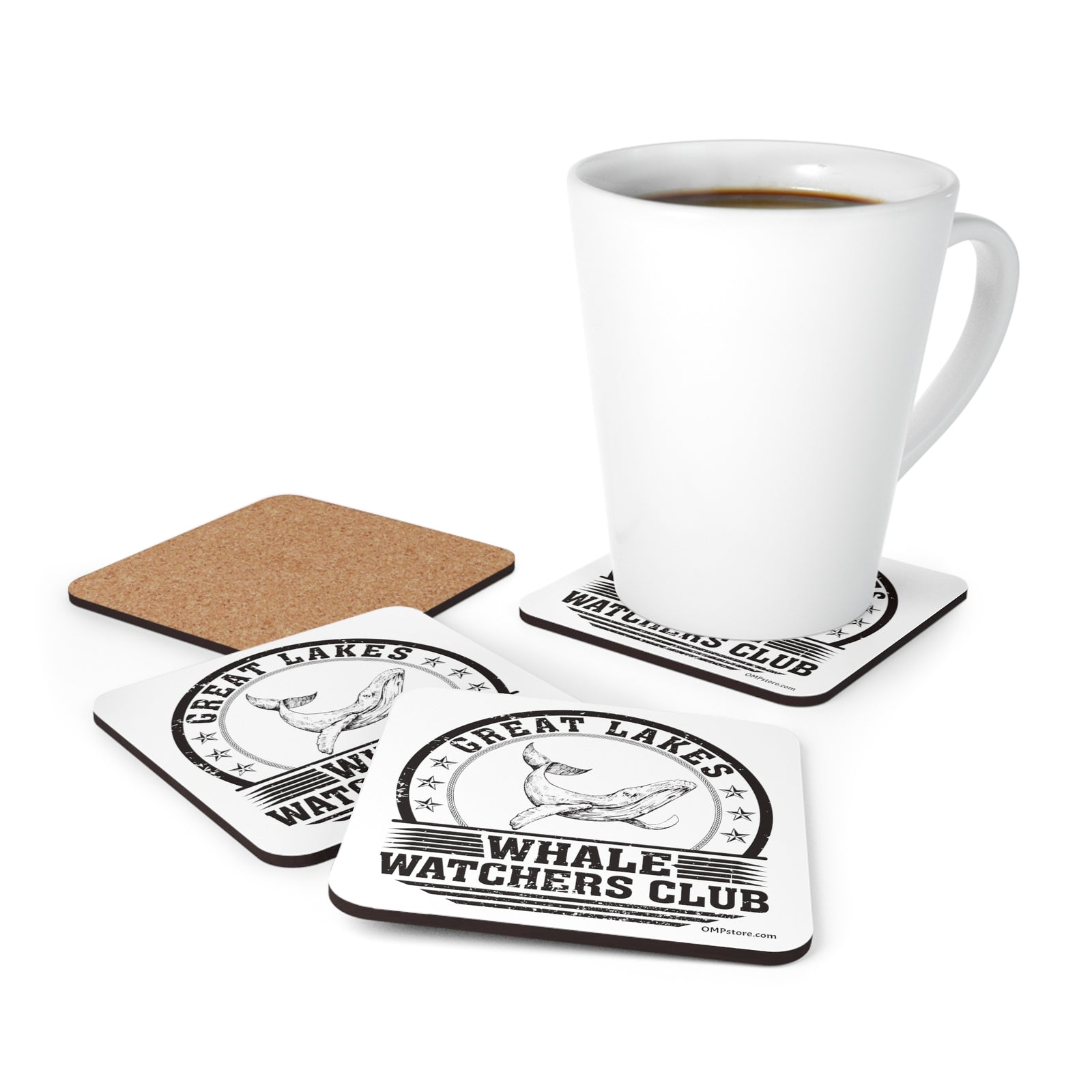 Great Lakes Whale Watchers - Corkwood Coaster Set