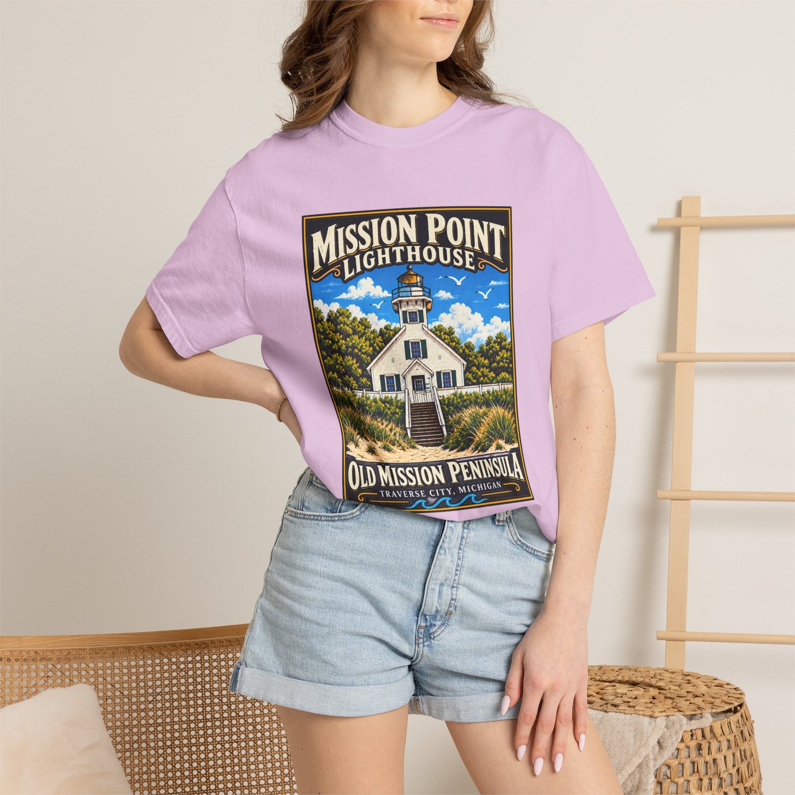 Mission Point Lighthouse Tee