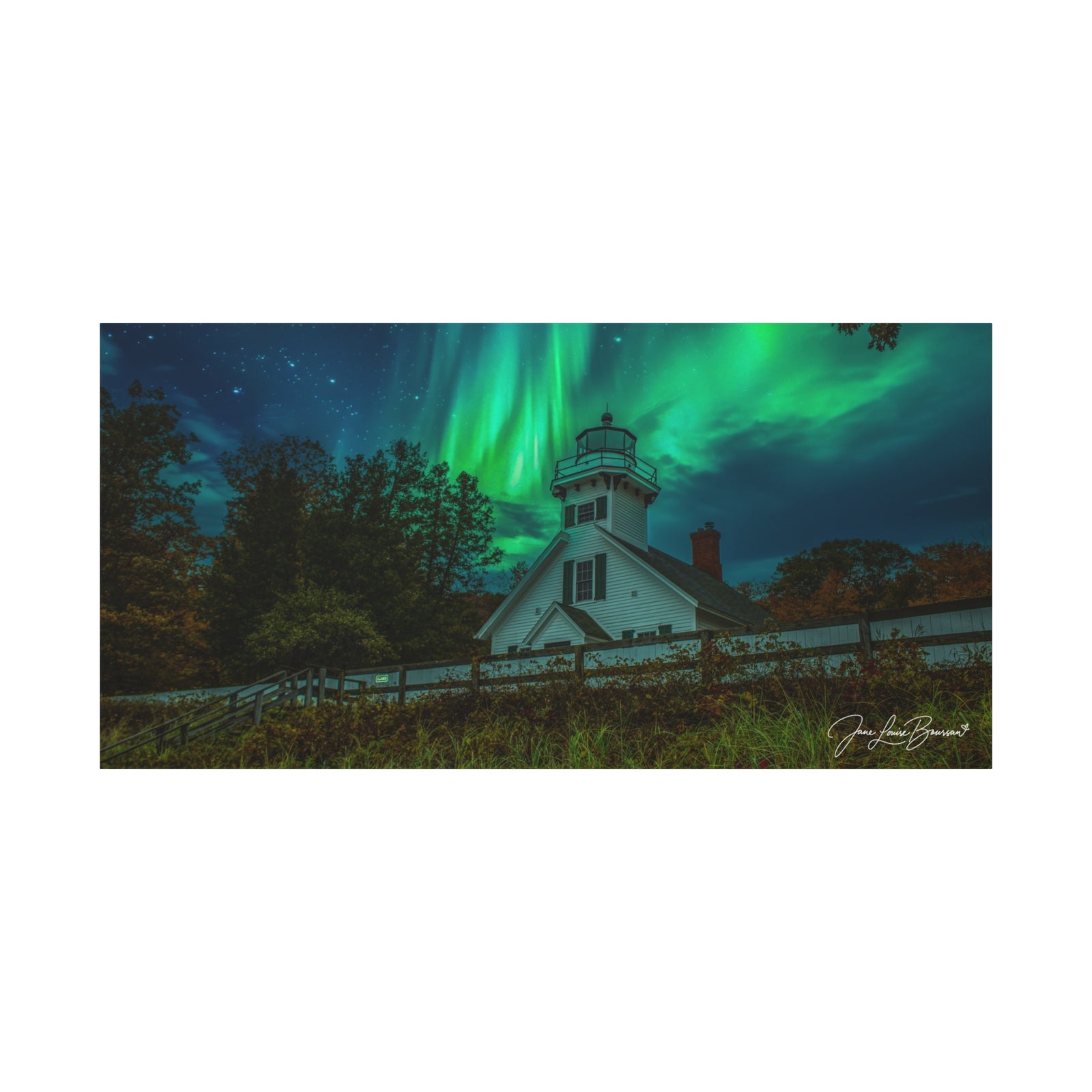 Mission Point Lighthouse - Northern Lights 1