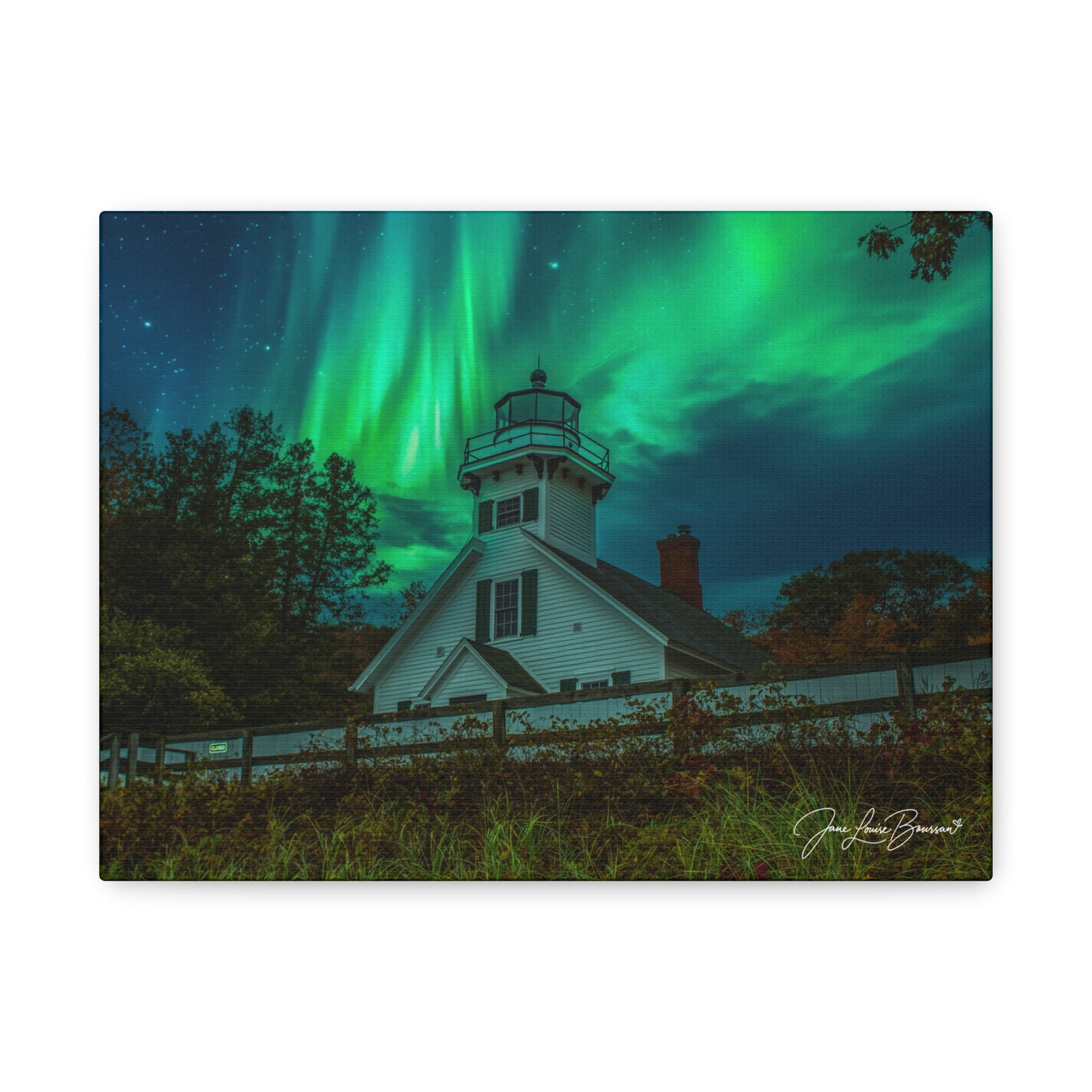 Mission Point Lighthouse - Northern Lights 1