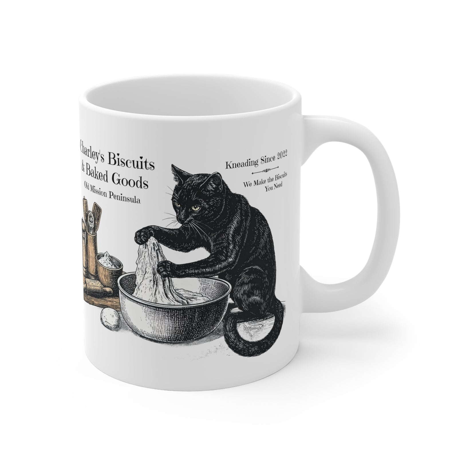 Charley's Biscuits & Baked Goods Ceramic Mug - 3 Sizes