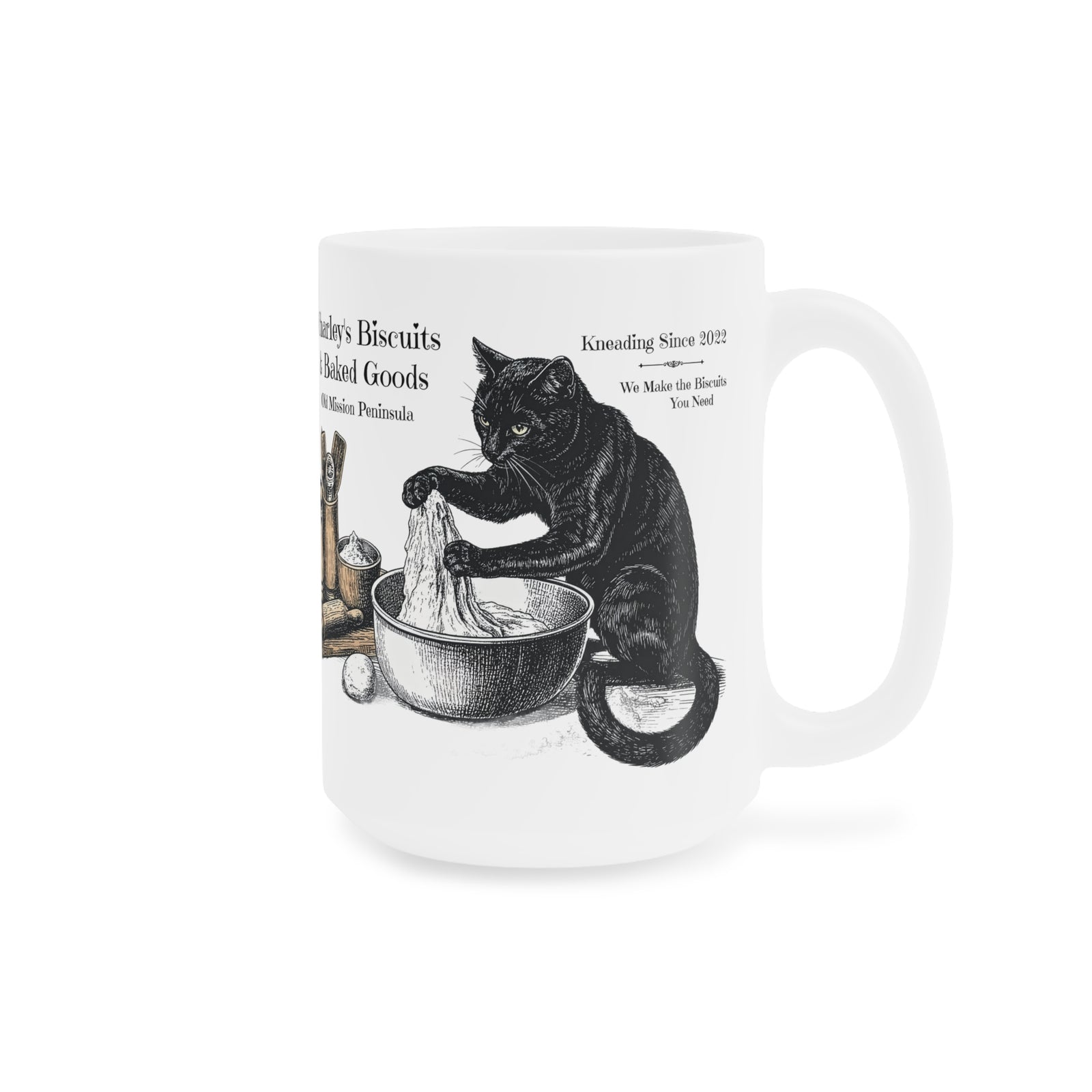 Charley's Biscuits & Baked Goods Ceramic Mug - 3 Sizes