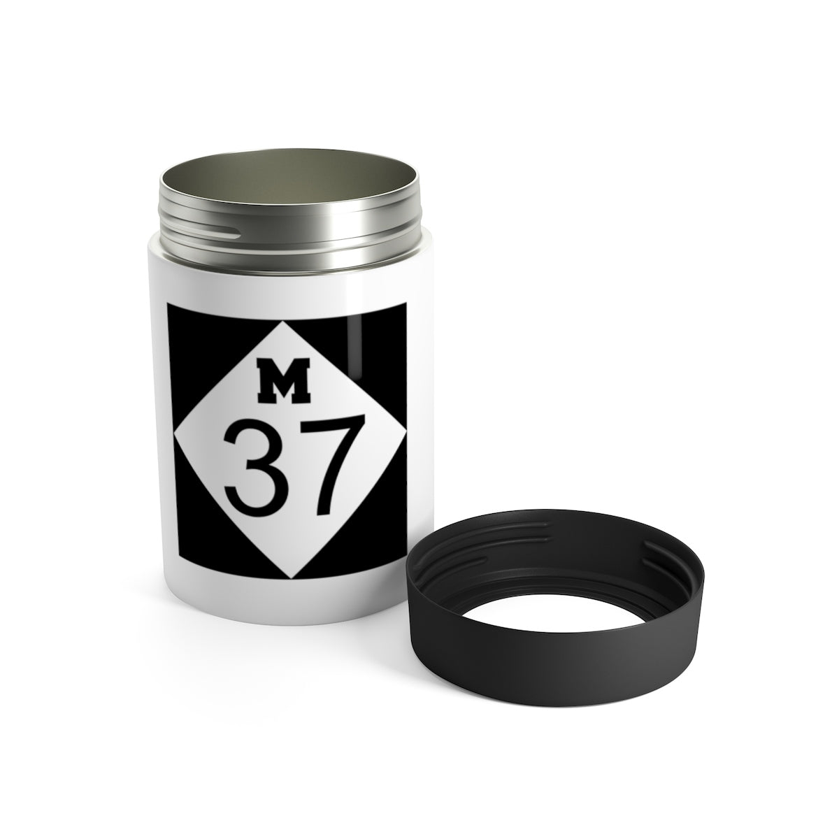 M37 White Stainless Steel Can Holder