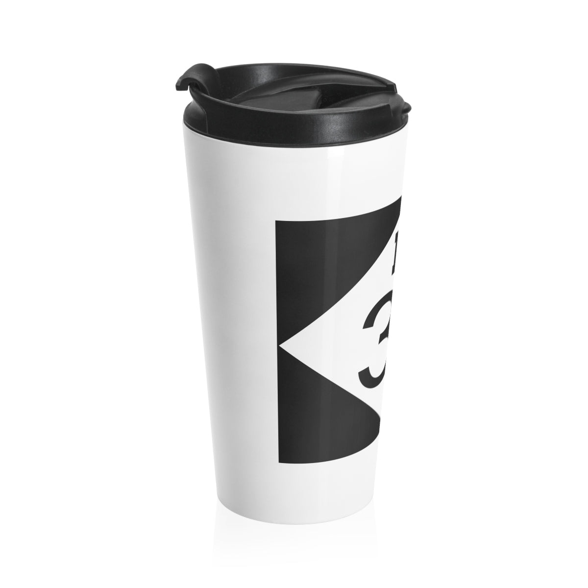M37 White Stainless Steel Travel Mug - 15 oz.