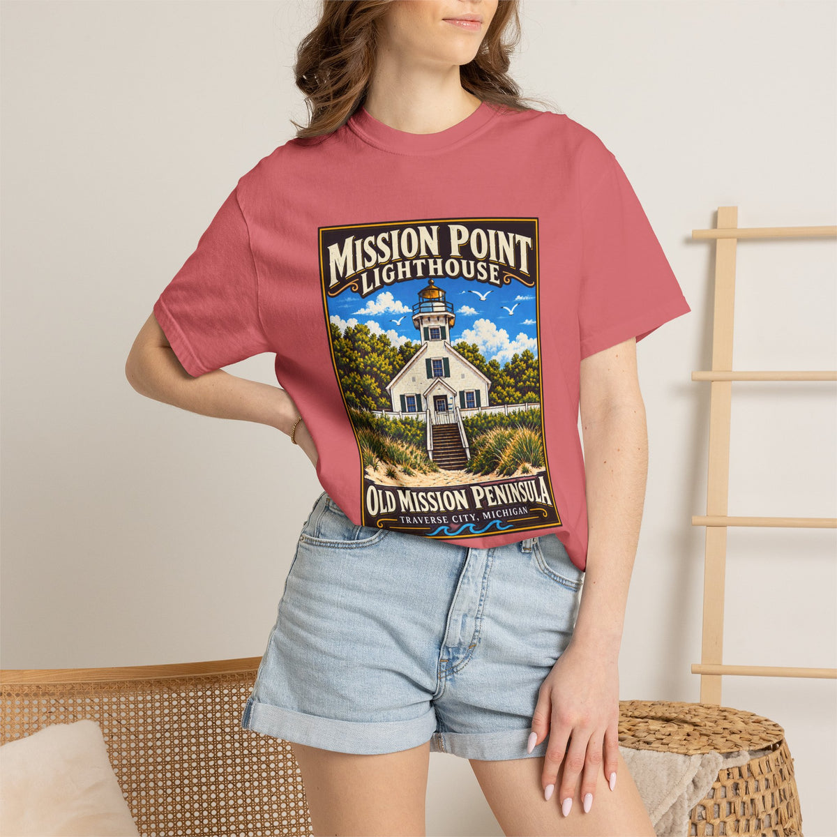 Mission Point Lighthouse Tee