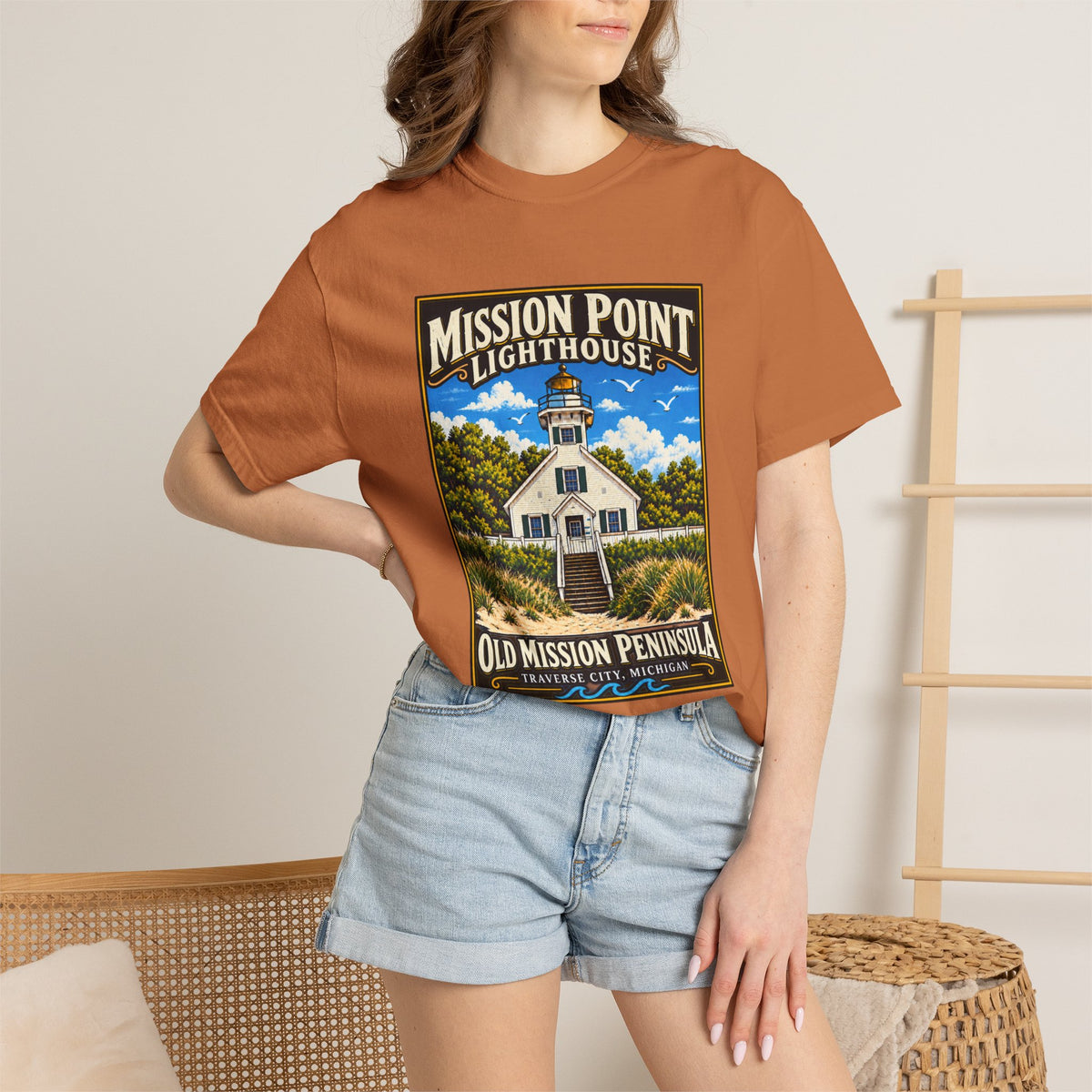 Mission Point Lighthouse Tee