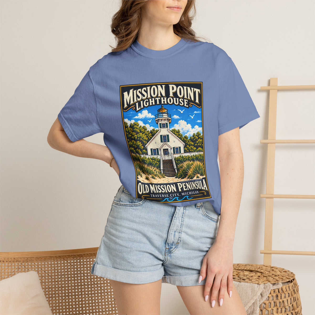 Mission Point Lighthouse Tee