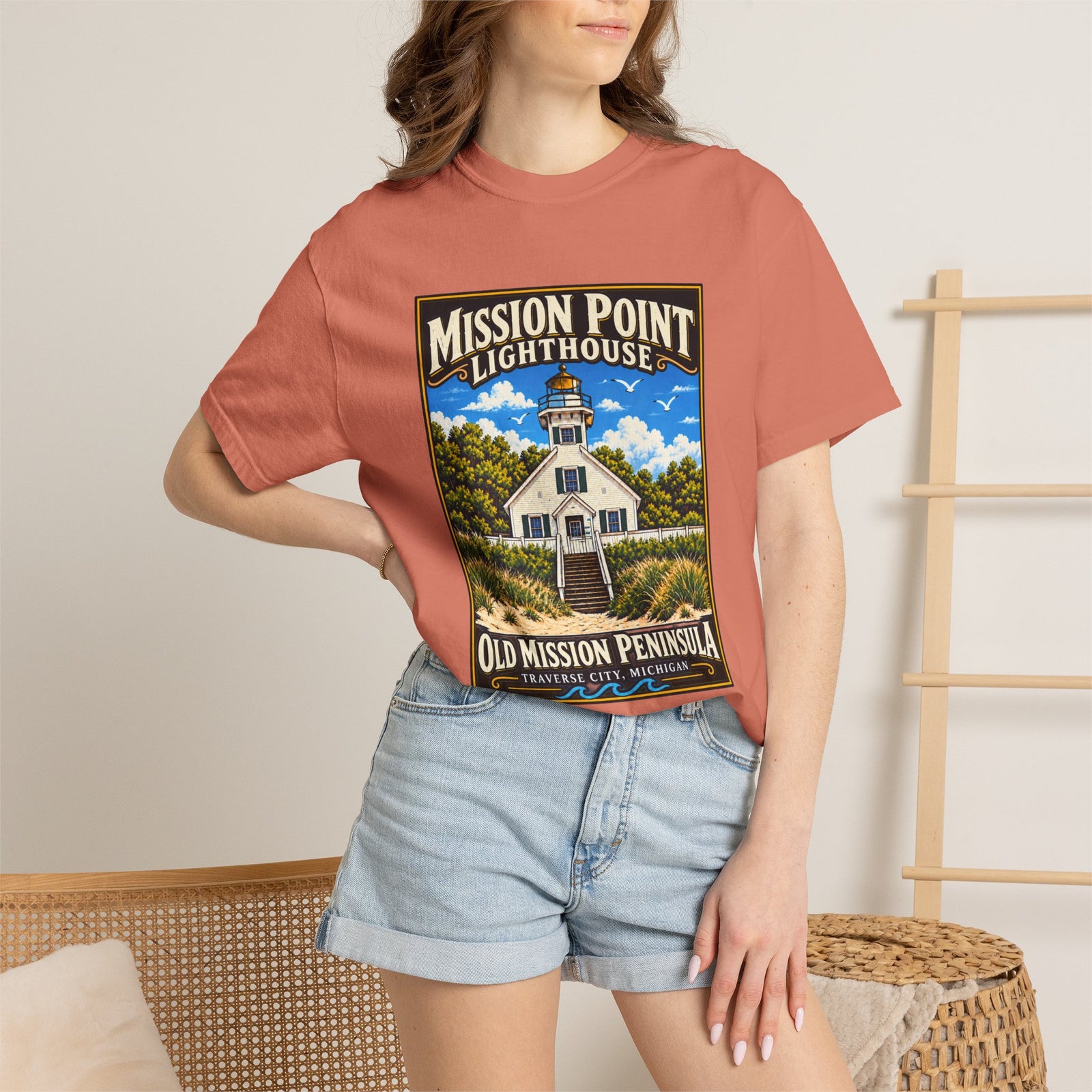 Mission Point Lighthouse Tee