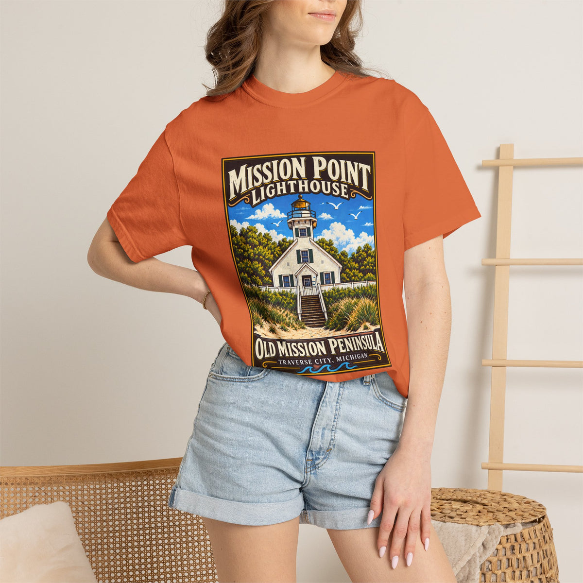 Mission Point Lighthouse Tee