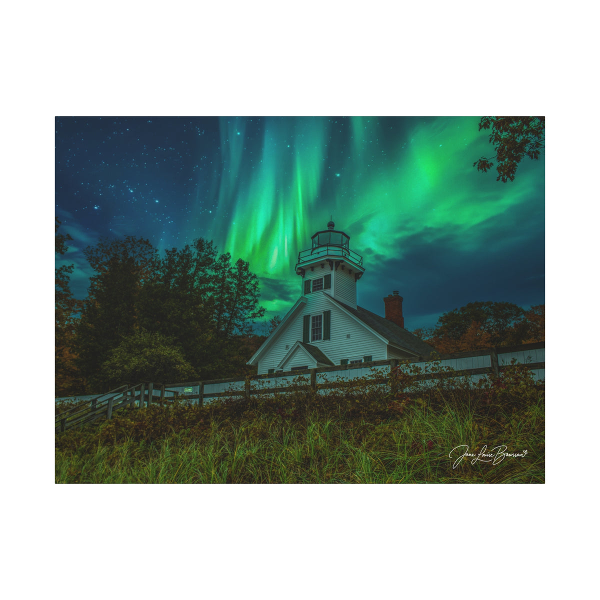 Mission Point Lighthouse - Northern Lights 1