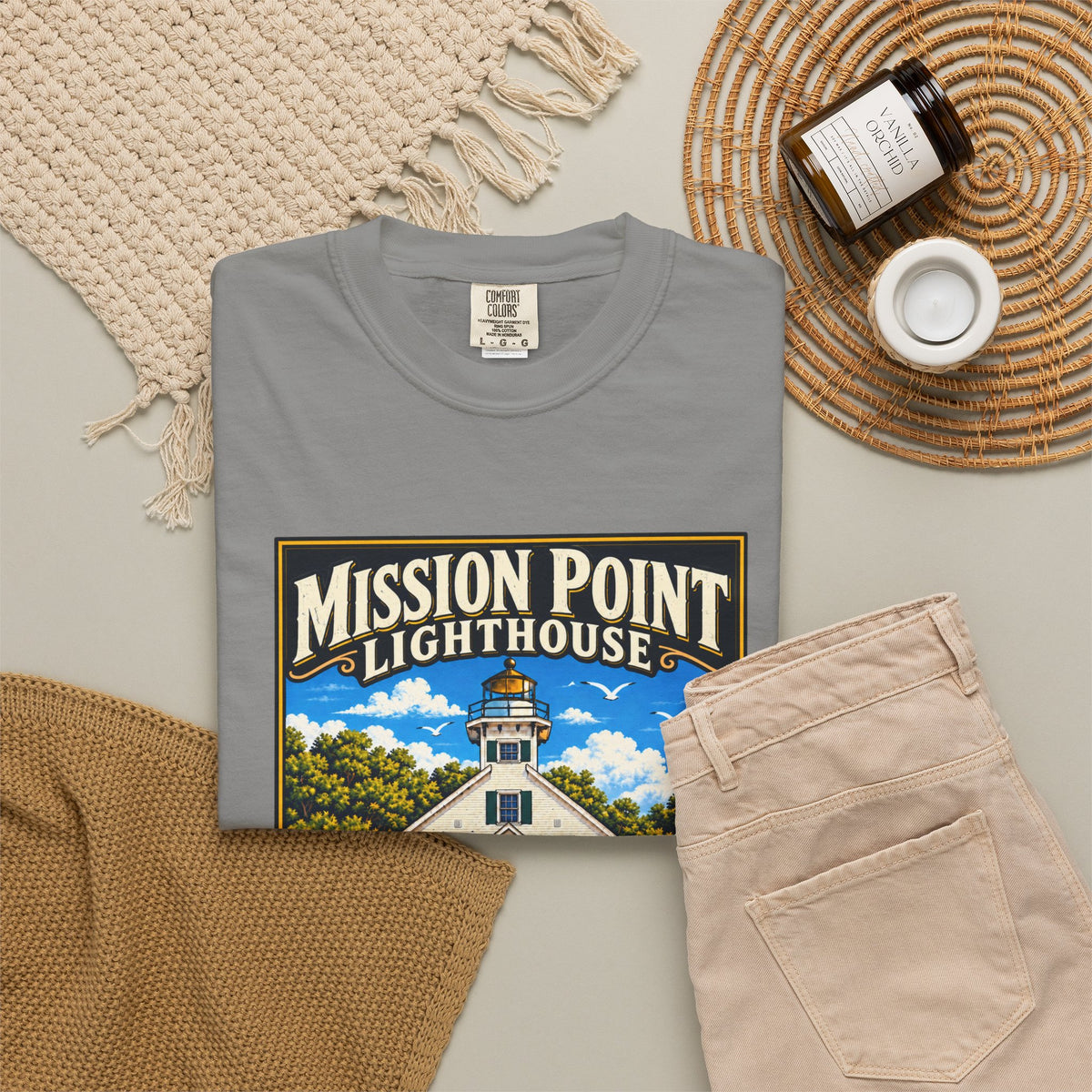 Mission Point Lighthouse Tee