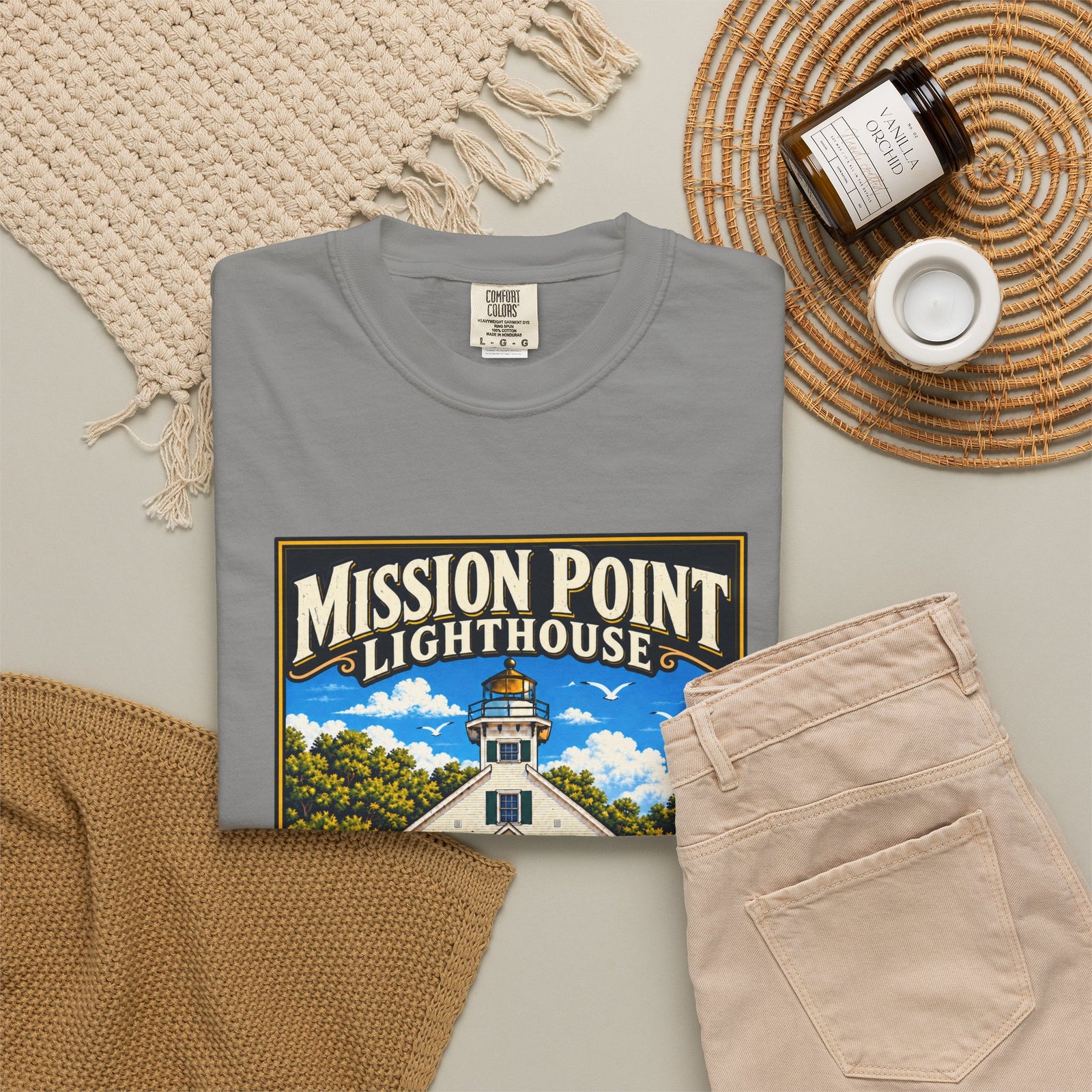 Mission Point Lighthouse Tee
