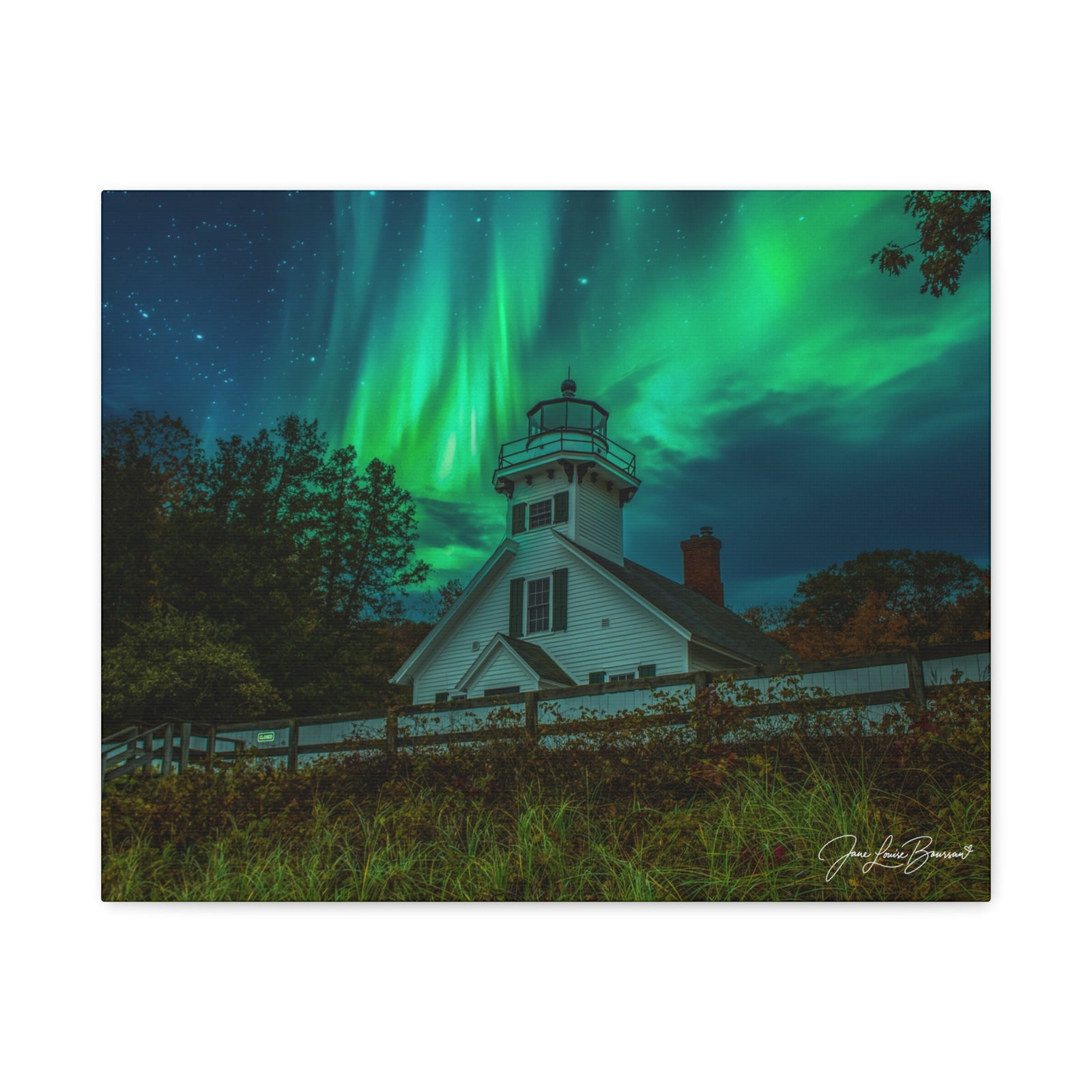 Mission Point Lighthouse - Northern Lights 1