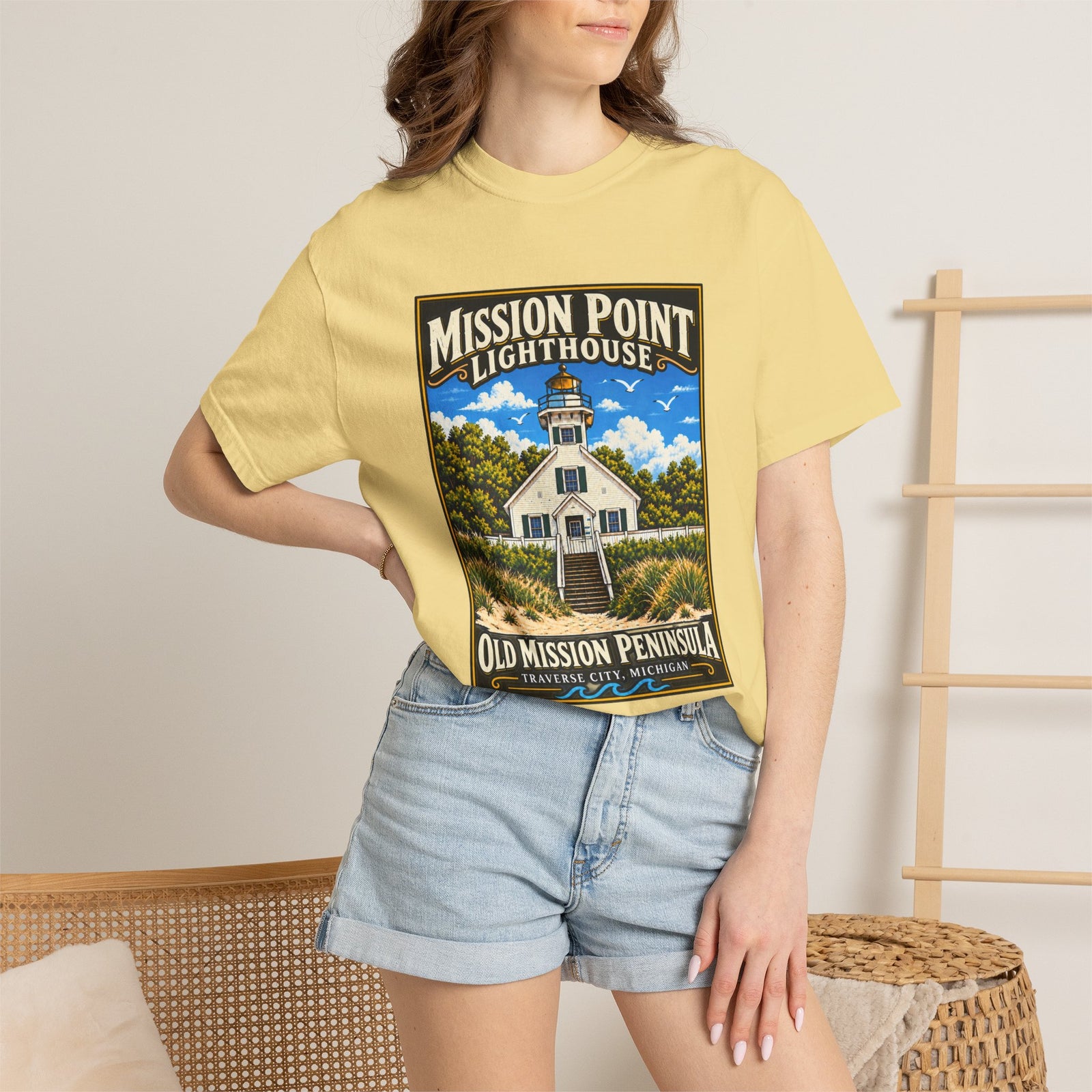 Mission Point Lighthouse Tee