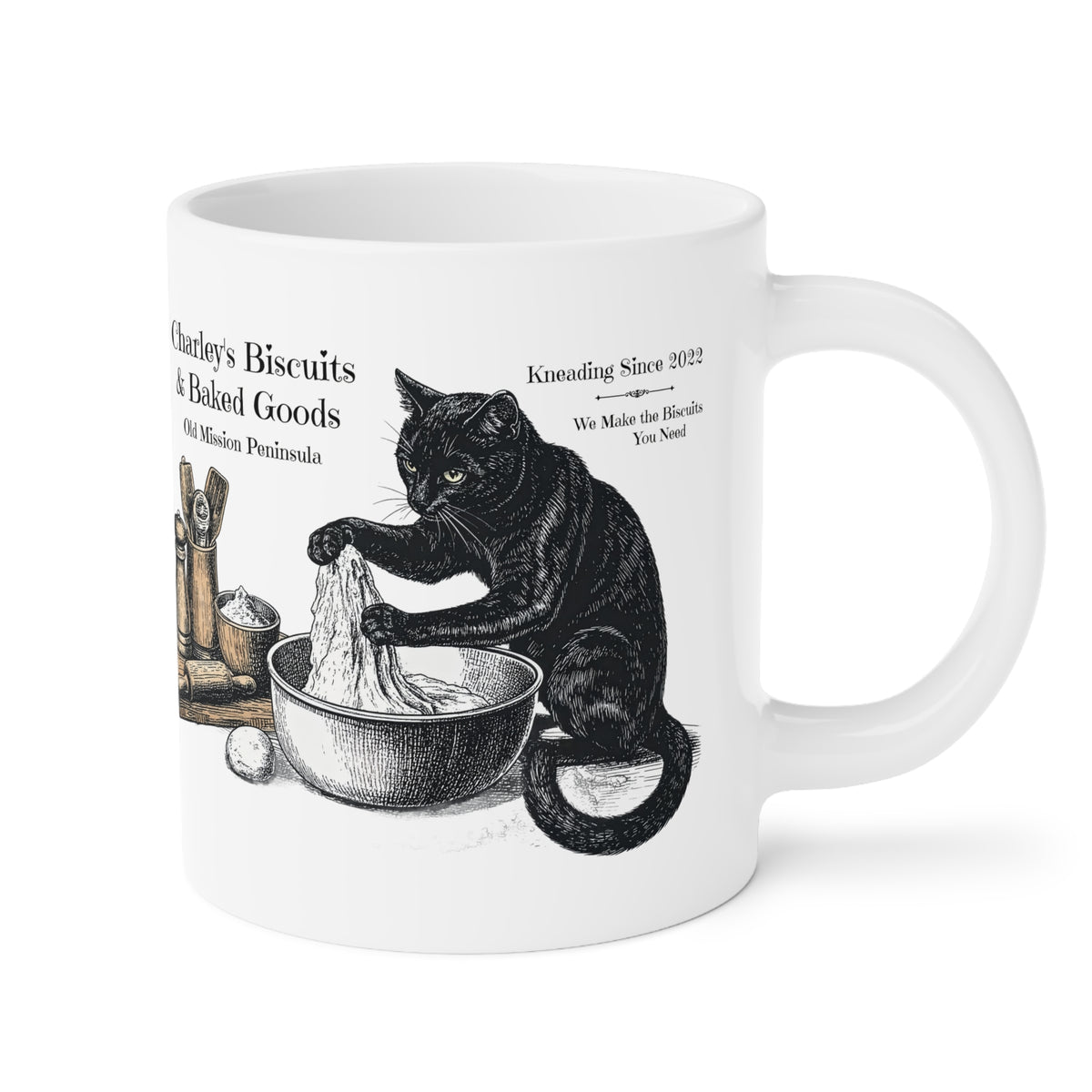 Charley&#39;s Biscuits &amp; Baked Goods Ceramic Mug - 3 Sizes