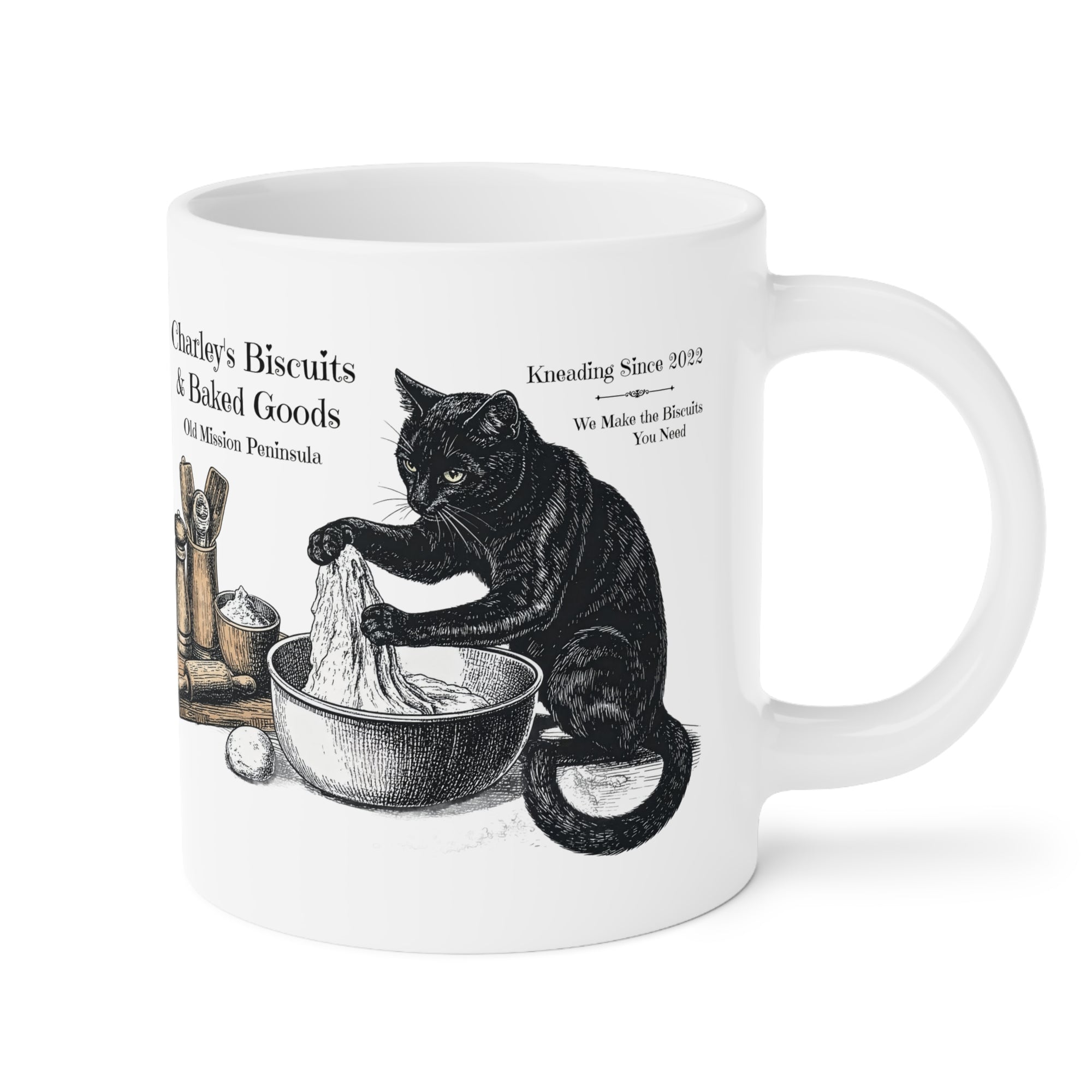 Charley's Biscuits & Baked Goods Ceramic Mug - 3 Sizes