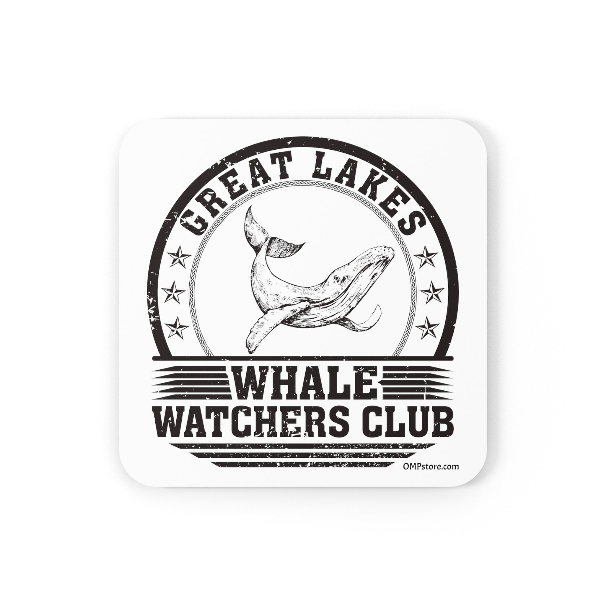 Great Lakes Whale Watchers - Corkwood Coaster Set