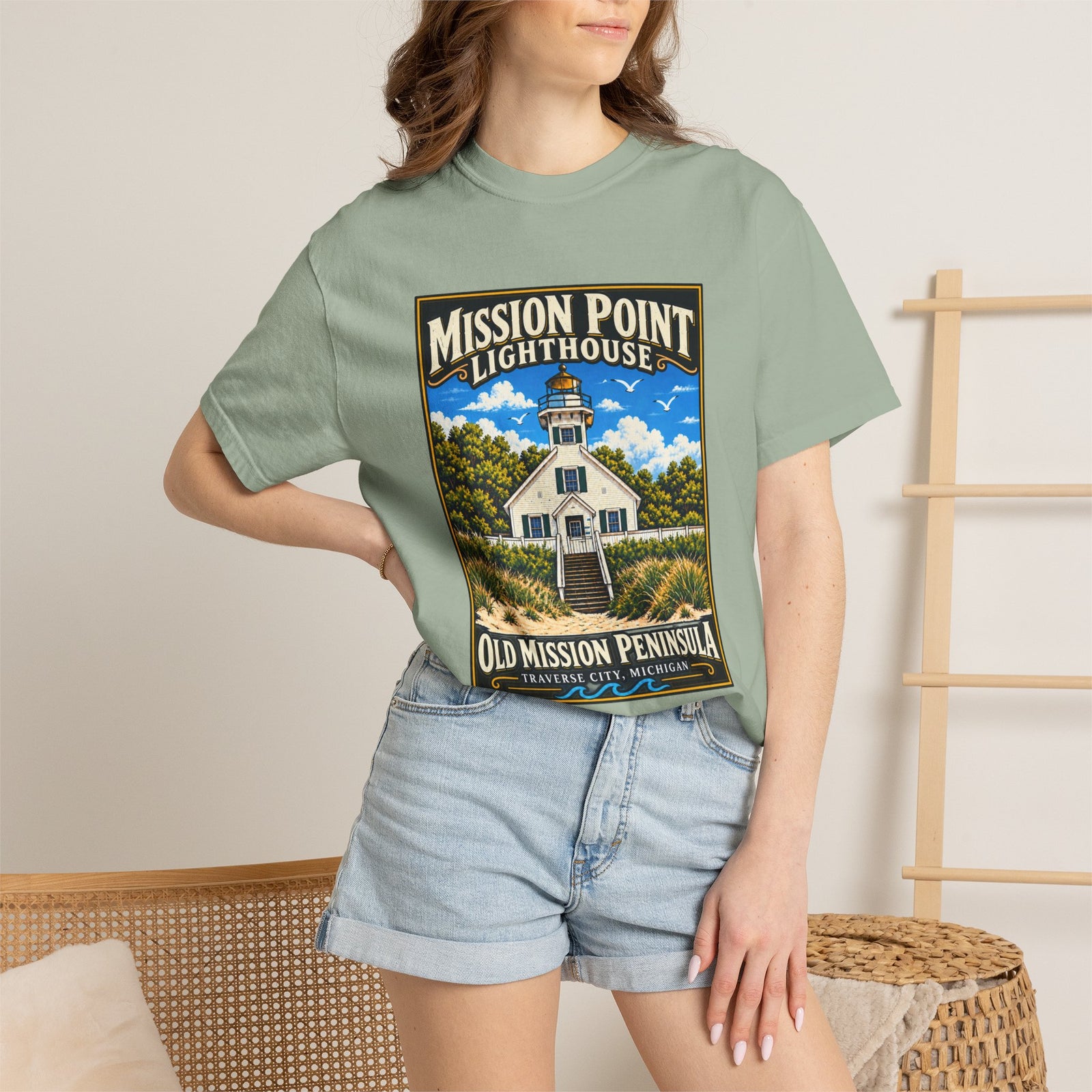 Mission Point Lighthouse Tee