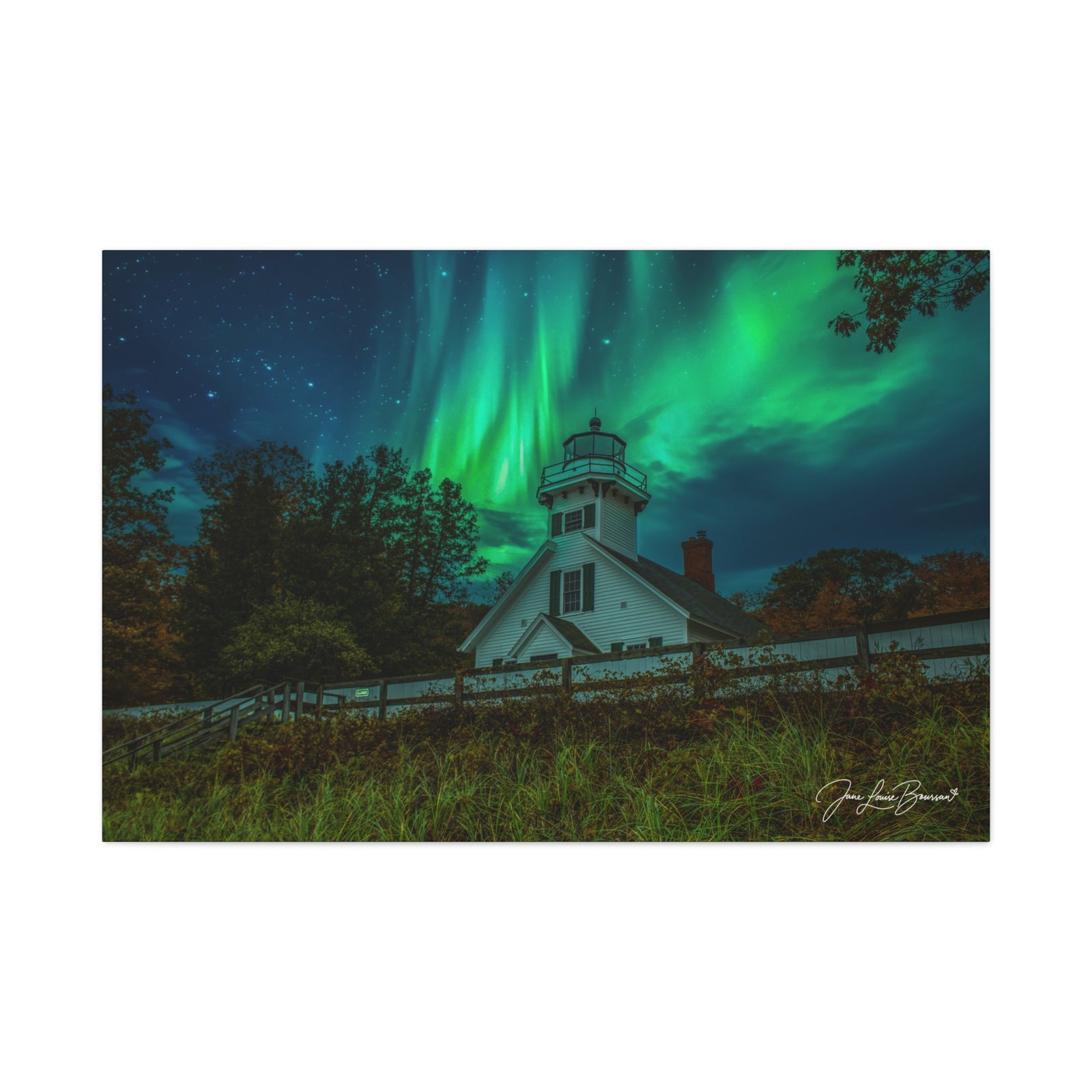 Mission Point Lighthouse - Northern Lights 1