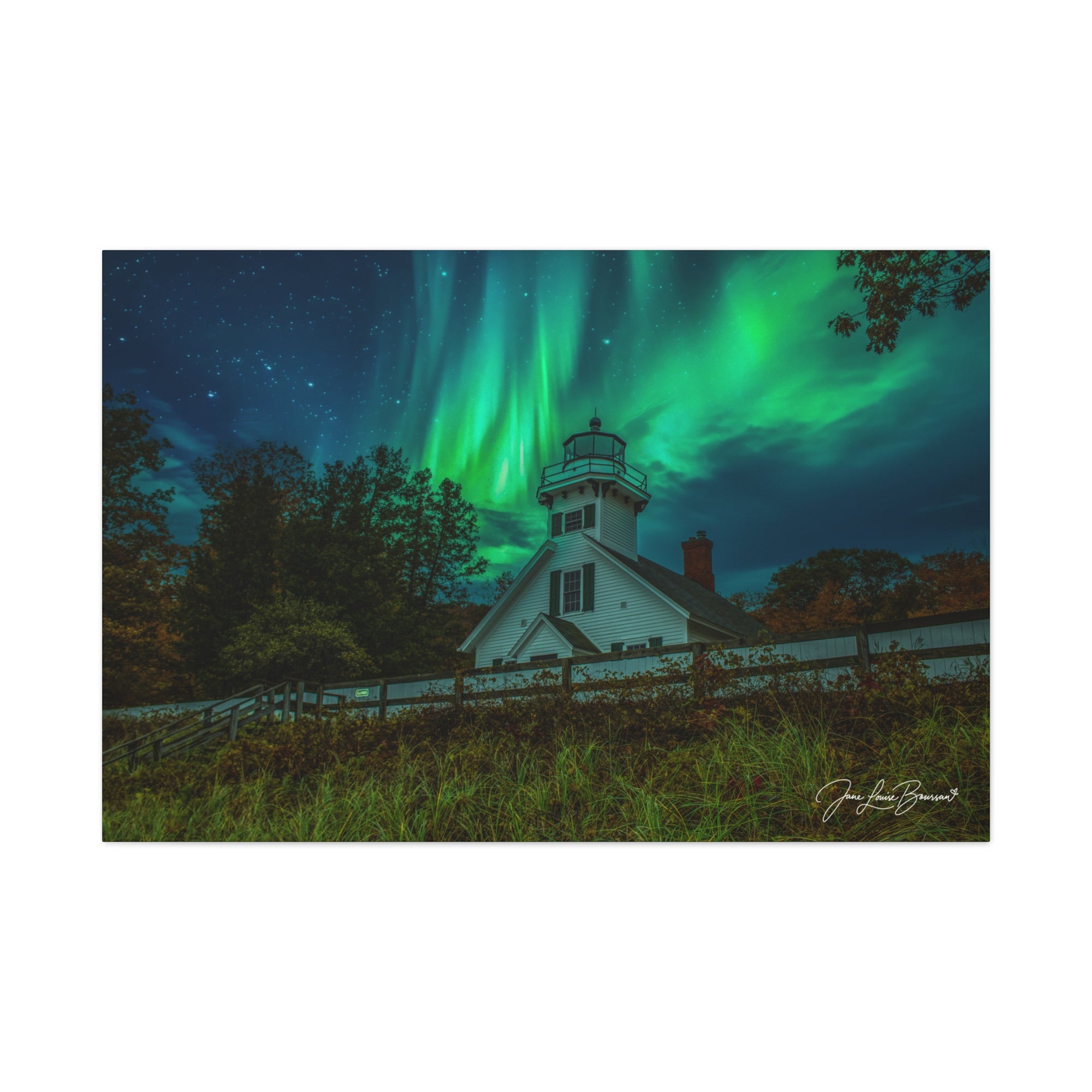 Mission Point Lighthouse - Northern Lights 1