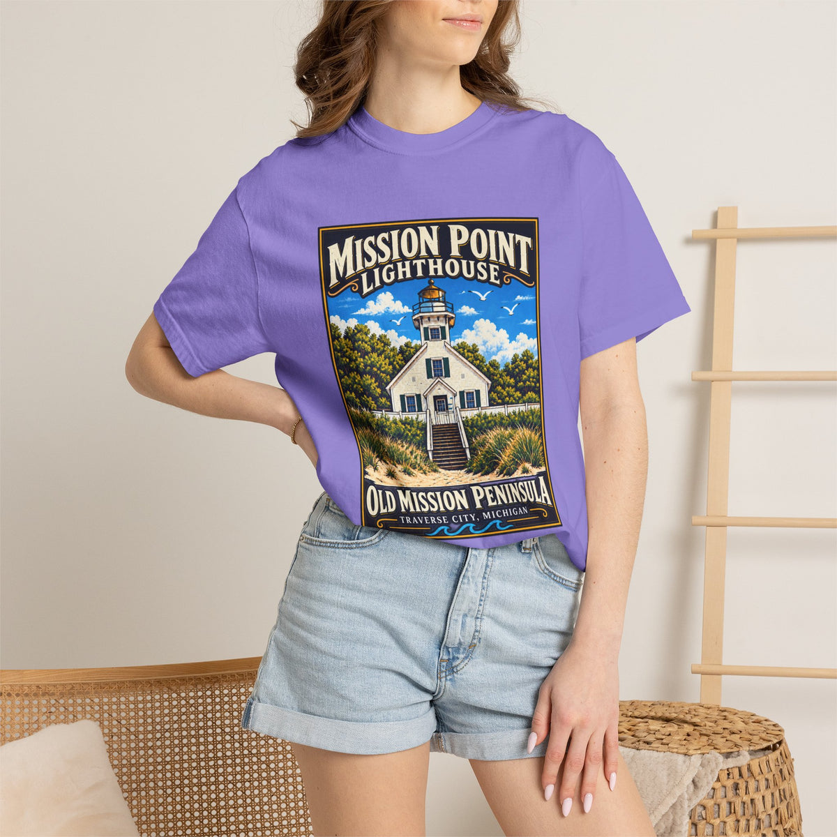 Mission Point Lighthouse Tee