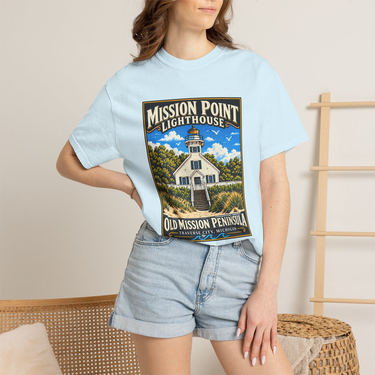 Mission Point Lighthouse Tee