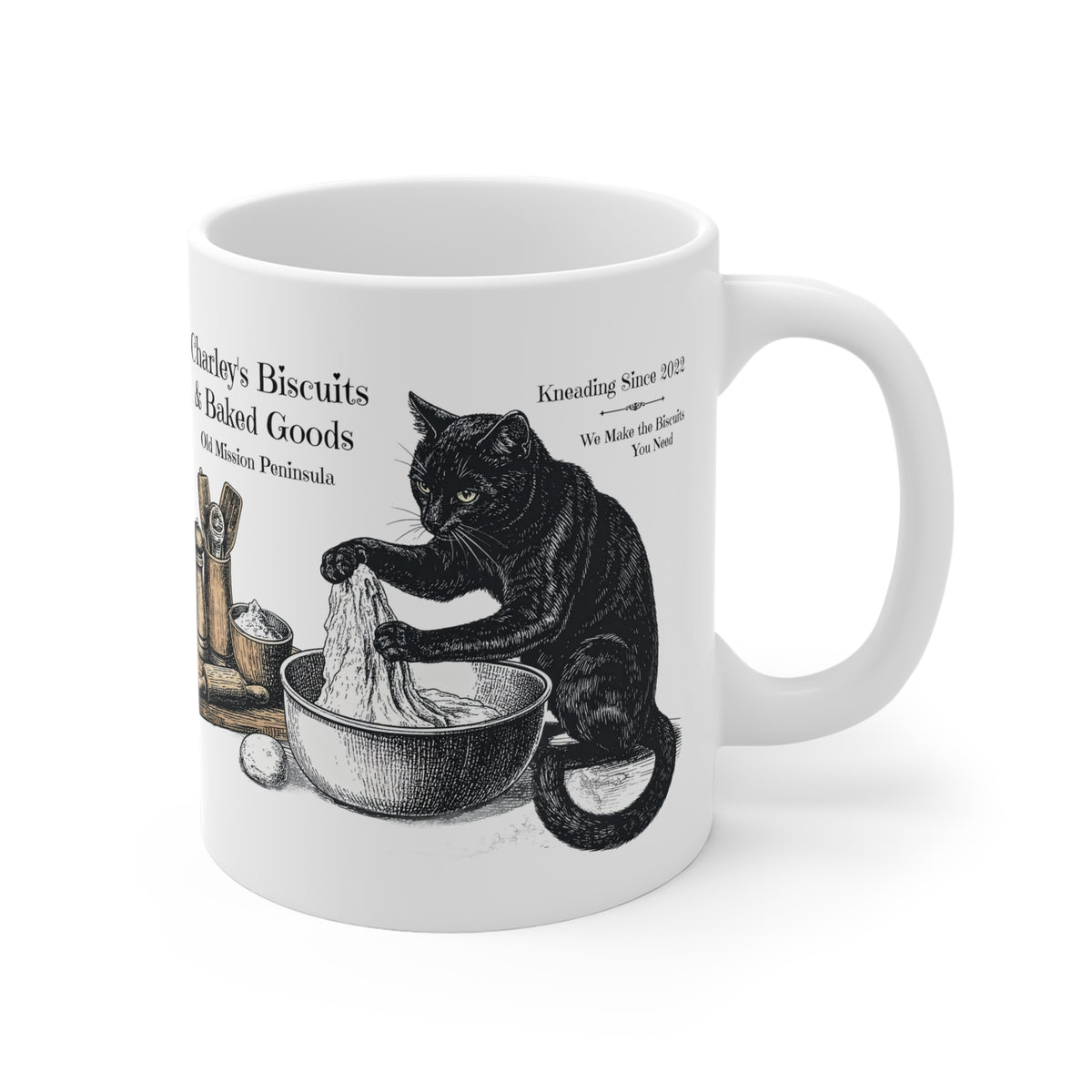 Charley&#39;s Biscuits &amp; Baked Goods Ceramic Mug - 3 Sizes