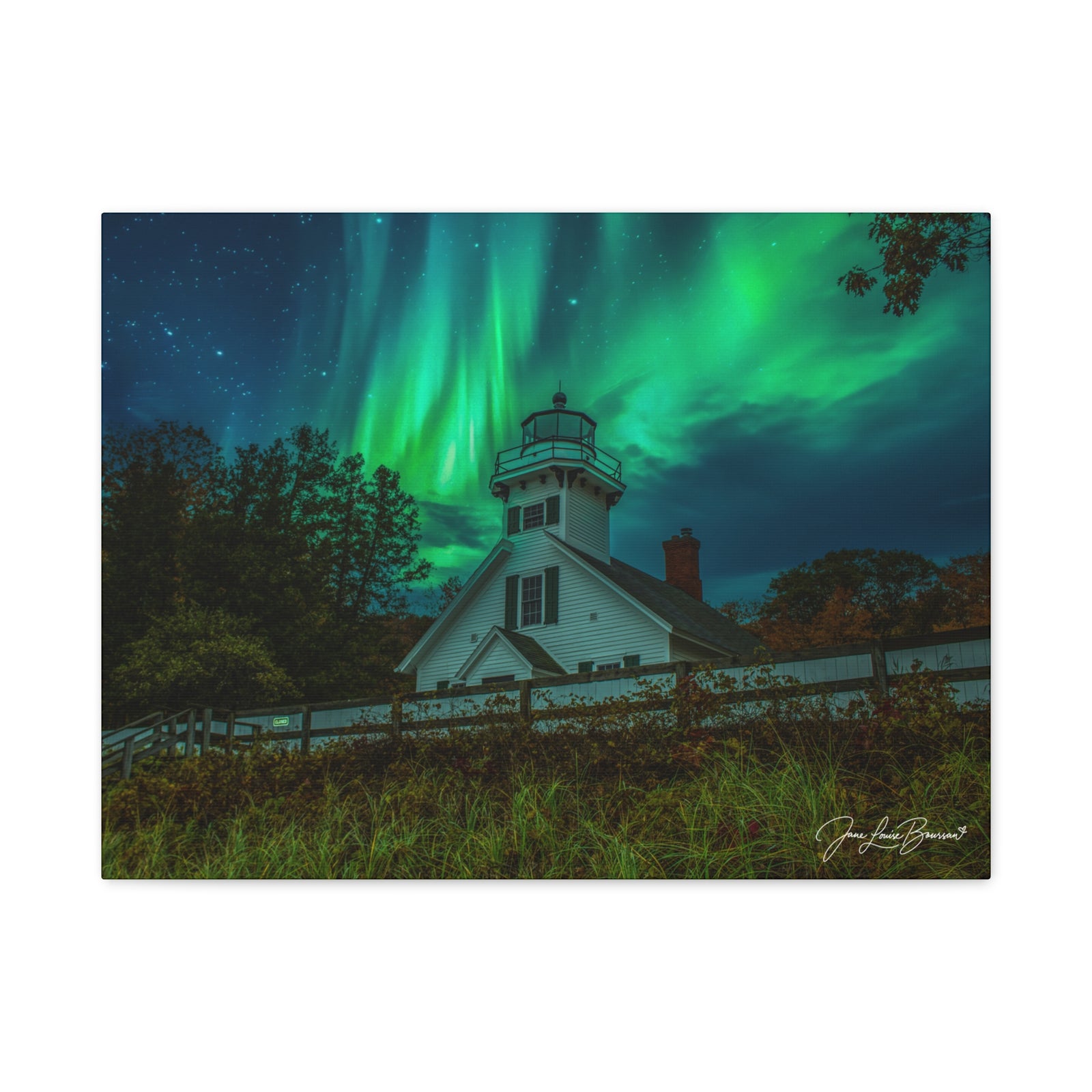 Mission Point Lighthouse - Northern Lights 1