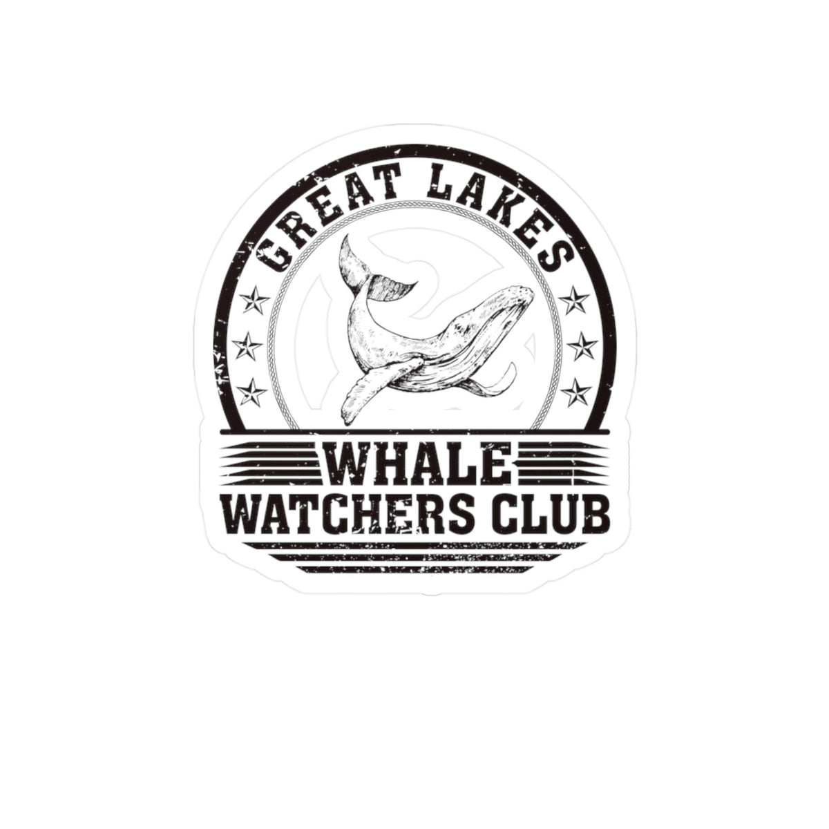 Great Lakes Whale Watchers - Vinyl Sticker