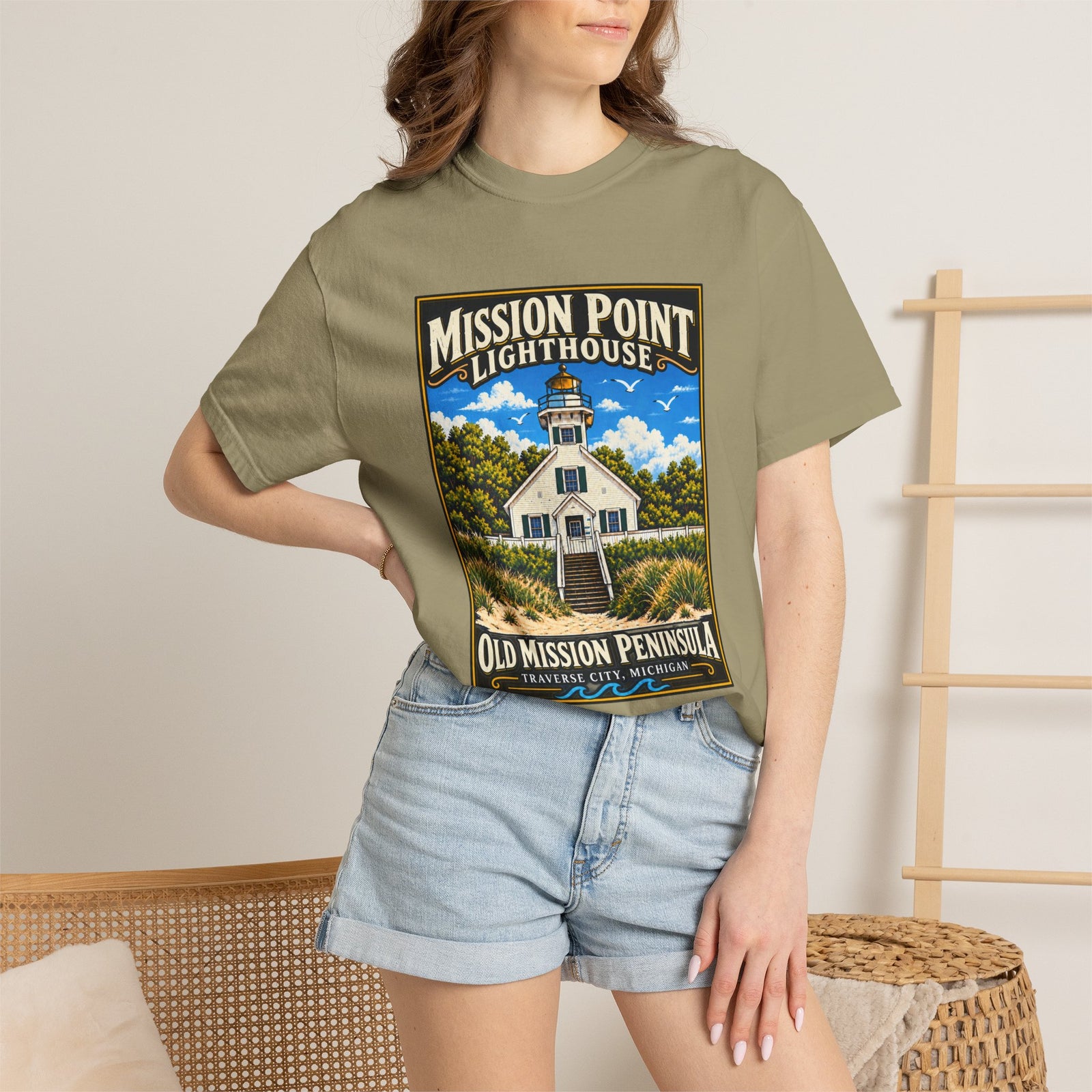 Mission Point Lighthouse Tee