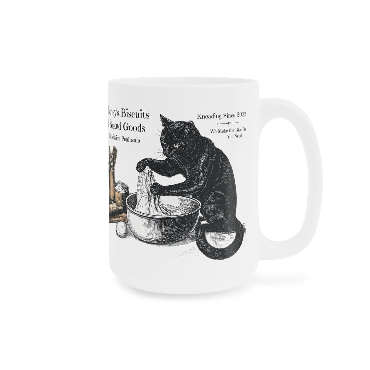 Charley&#39;s Biscuits &amp; Baked Goods Ceramic Mug - 3 Sizes