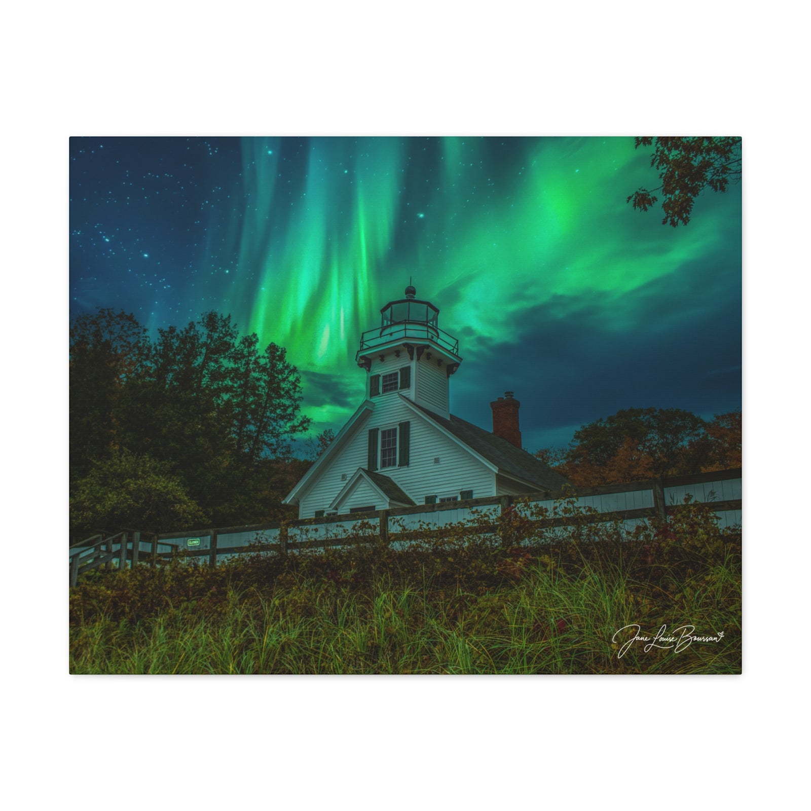 Mission Point Lighthouse - Northern Lights 1