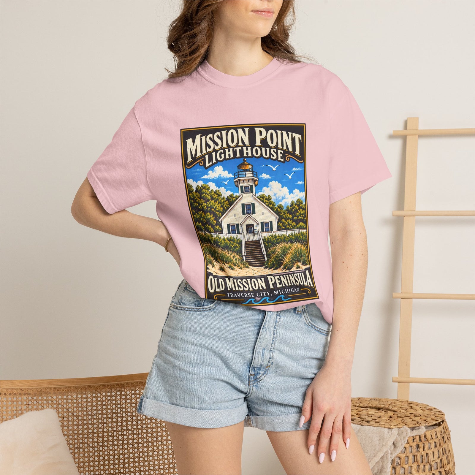 Mission Point Lighthouse Tee