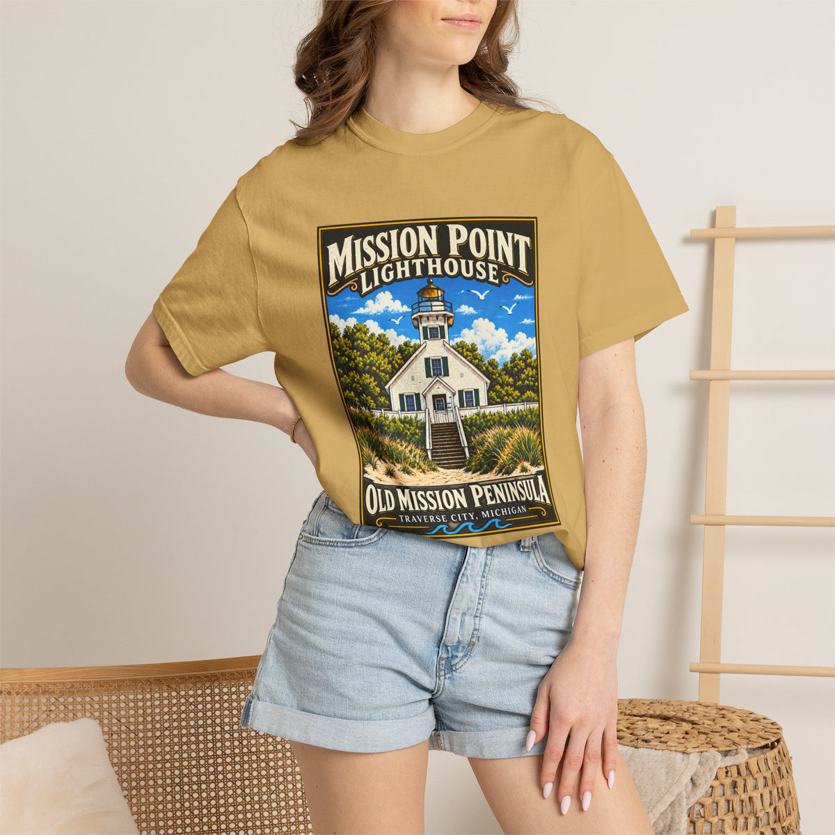Mission Point Lighthouse Tee
