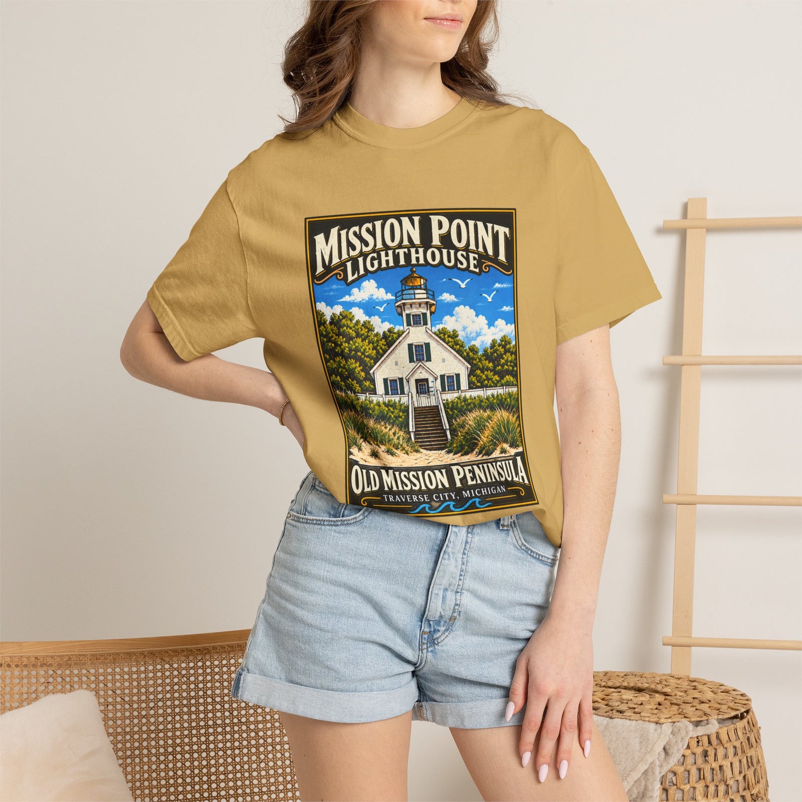 Mission Point Lighthouse Tee