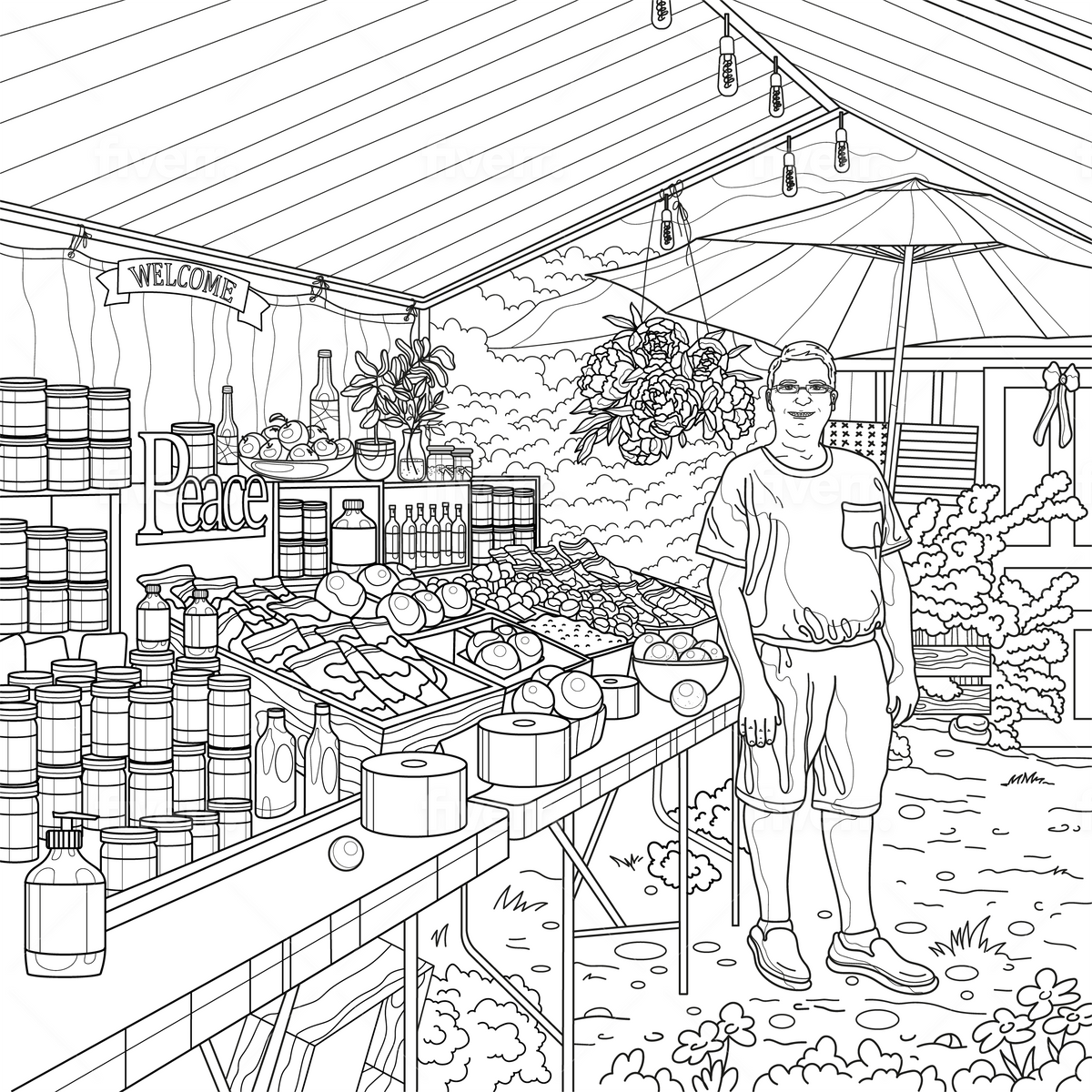 The Old Mission Coloring Book