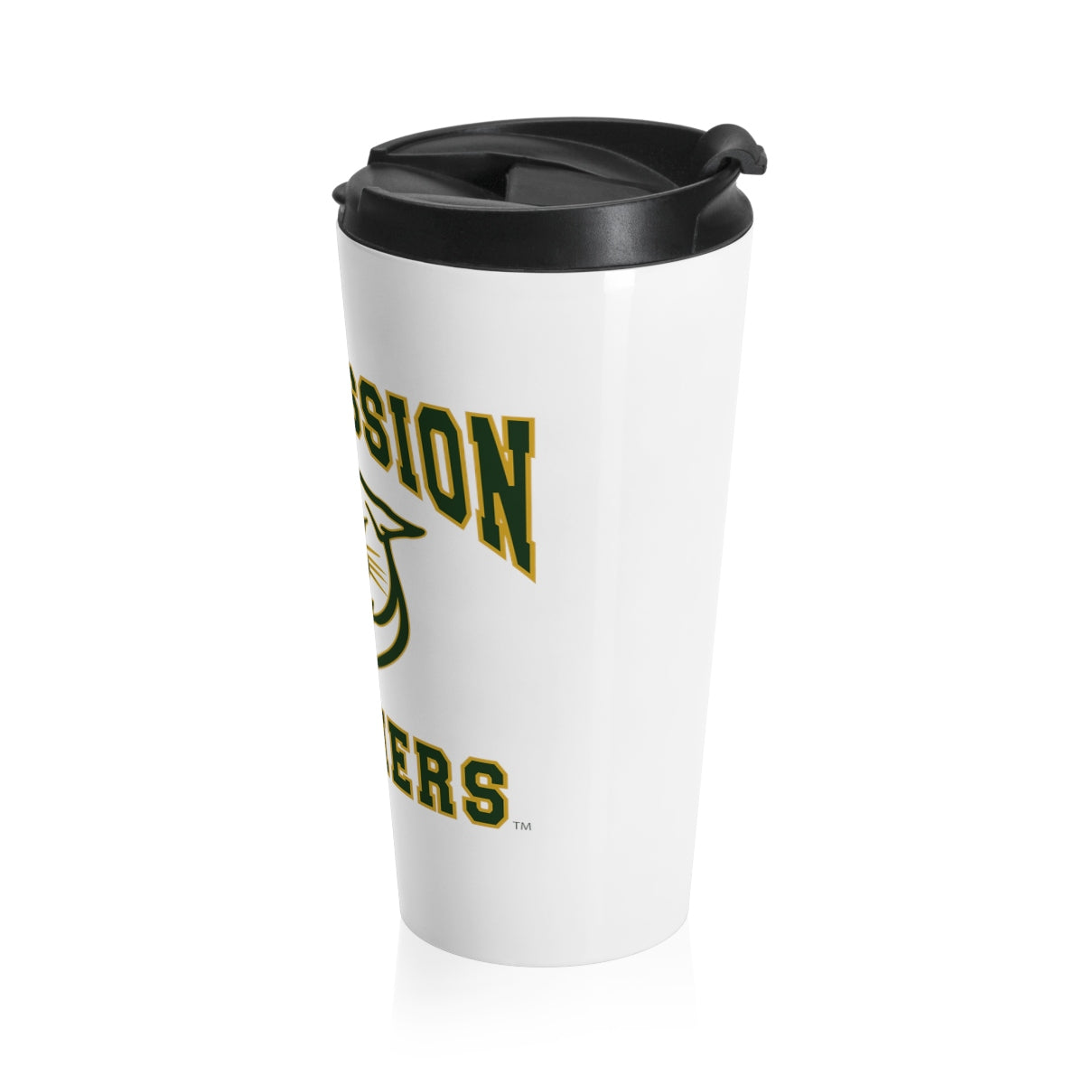 Old Mission Panthers White Stainless Steel Travel Mug - 15 oz.